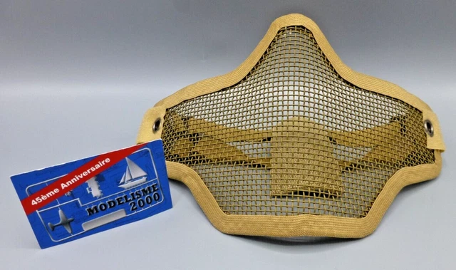 Demi-masque grille métal SN Airsoft | La Planque Airsoft