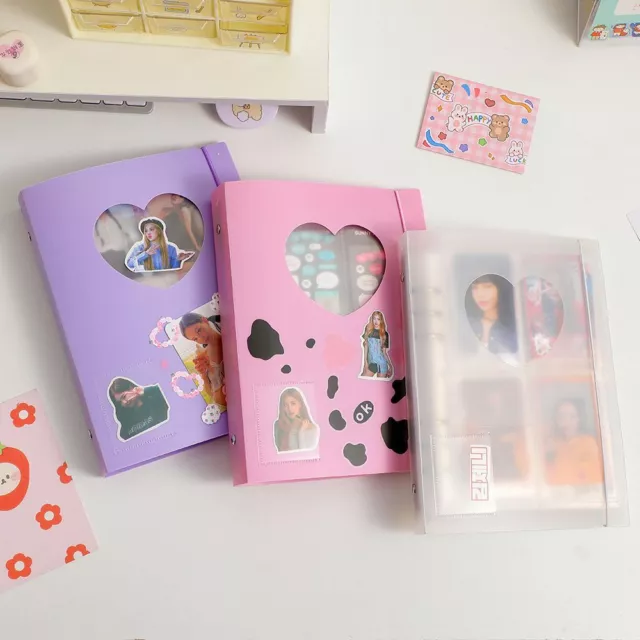 Heart Kawaii Photocard Holder Picture Storage Case Photo Albums Storage Book