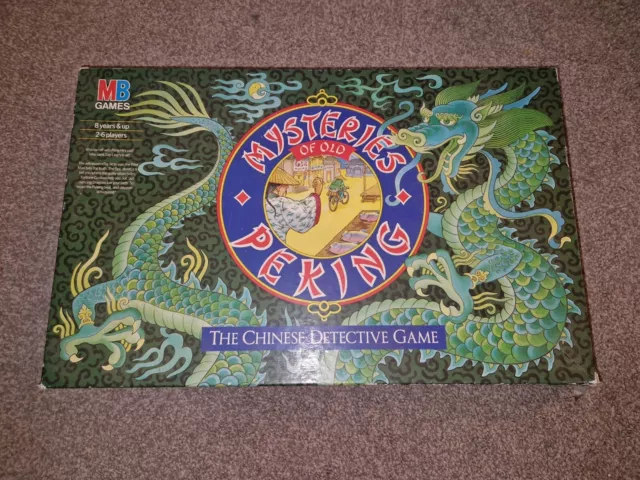 Mysteries Of Old Peking Board Game MB Games Complete VTG 1987