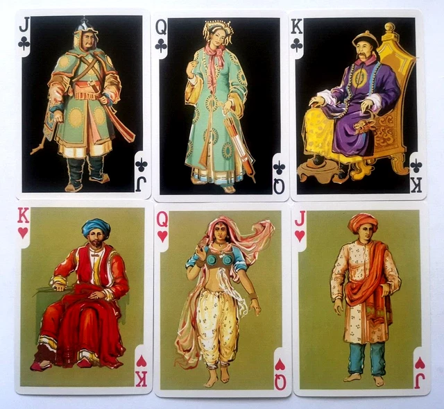 VINTAGE PLAYING CARDS FAR EAST WIDE FOURNIER 1970s 52 & 2J & H UK FREEPOST