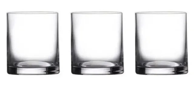 Waterford Marquis Moments Double Old Fashion Glasses Set of 3 Clear