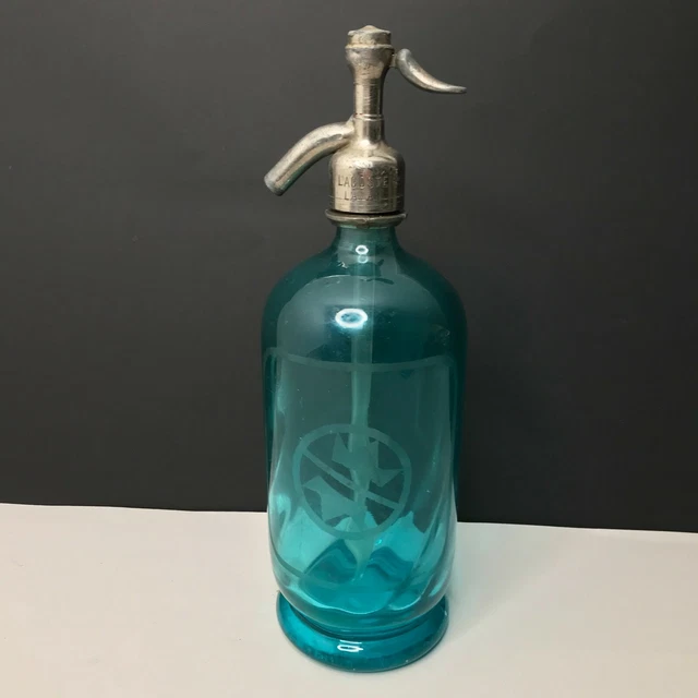 Sifón de Agua de Seltz , BAR, Vintage, Lacoste Laval
