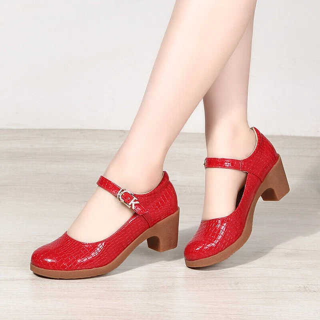 Women's Latin Dance Shoes Girls Tango Salsa Ballroom Oxford Sole Practice Shoes