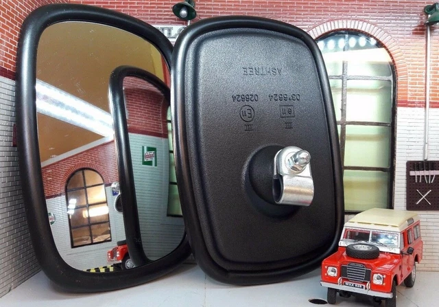 Leyland Tracteur Porte Miroirs Standard Convexe Aile Têtes MBU1024 GAM201 x2
