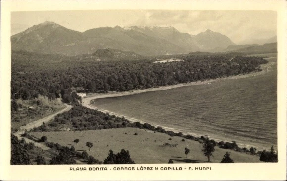 Ak Argentinien, Playa Bonita, Cerros Lopez y Capilla, Parque... - 3894561