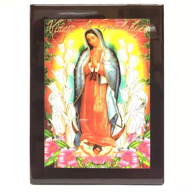 Virgen De Guadalupe Imagen St.Judas,Santísima Trinidad Y Misericordia  36x24