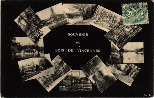 CPA AK Vincennes Souvenir du Bois de Vincennes FRANCE (1283301)