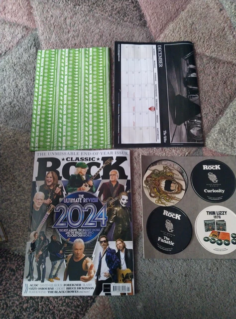 CLASSIC ROCK MAGAZINE 335 - 2024 Review - Motley Crue. Paul Dianno. Ac ...