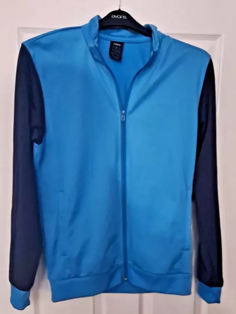 Giacca con cerniera Adidas blu taglia media da uomo - ottime condizioni
