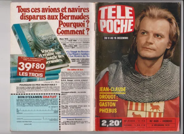 Tele Poche 1978 N°669 Complet - Jean Claude Drouot