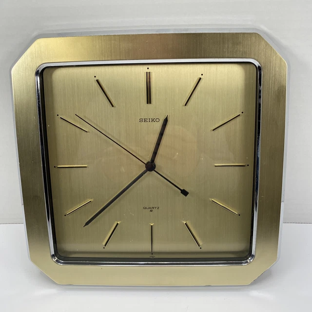 インテリア時計 SEIKO quartz square wall clock 90s 1990s Seiko