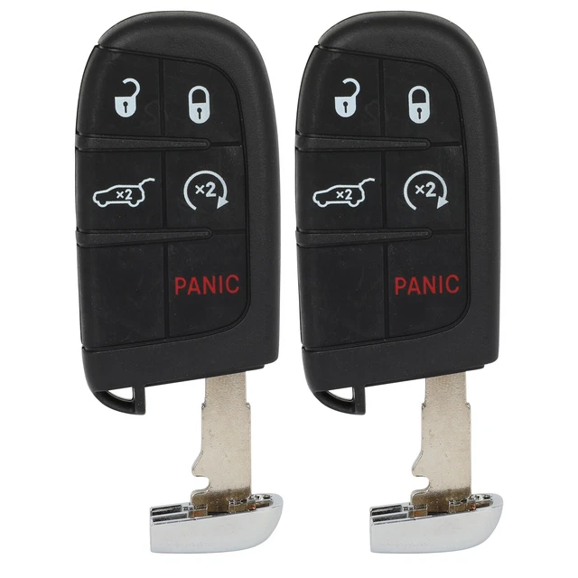2x Keyless Entry Remote Fob 5 Buttons for 2017-2020 Jeep Compass