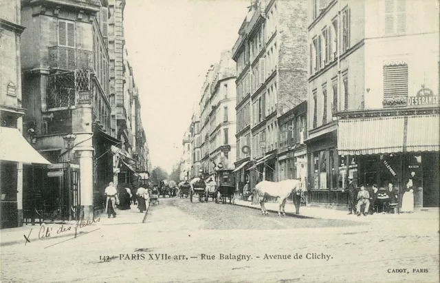 CPA - Paris - Rue Balagny - Avenue de Clichy
