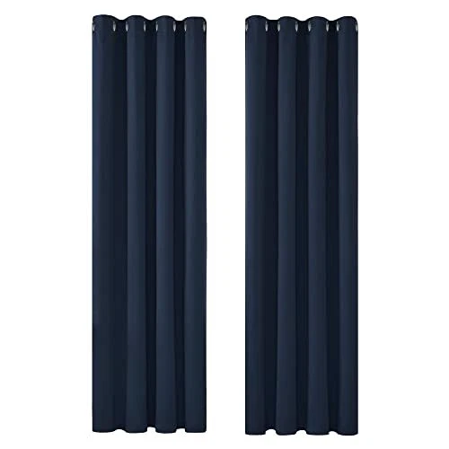 Deconovo Rideaux Occultants Isolant Thermique Anti Froid Design Moderne à Oei...