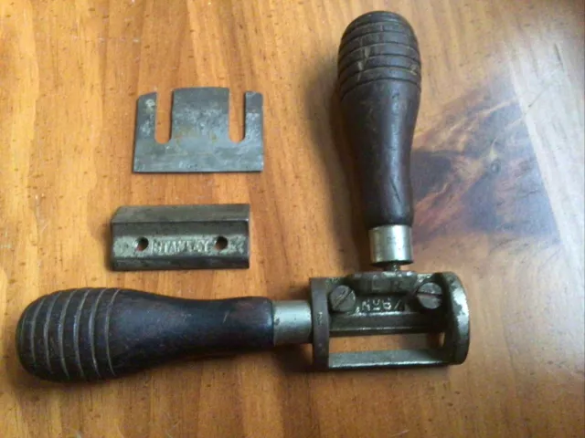 Vintage Stanley No. 67 Universal Spoke Shave Plane Rosewood Handles