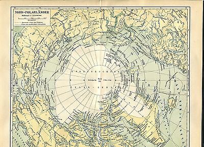 Mapa de País Norte Polarländer - De 1895 (J-BE2)