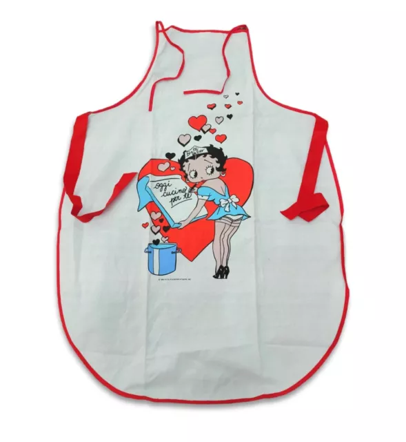 BETTY BOOP grembiule cucina anni 90 nuovo old stock rimanenza di magazzino
