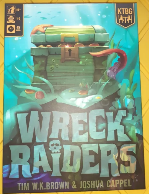 Wreck Raiders Board Game KTBG 2019 Treasure Hunt Diving Family 1-4 players EX