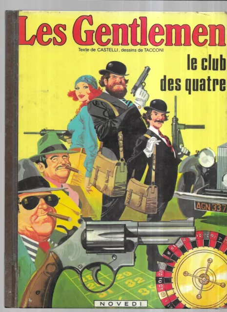 LOT3 BD.LES GENTLEMEN.N° 3 NOVEDI.N° 5 HACHETTE.CLUB 4.TRIANGLE  EO+le dada de