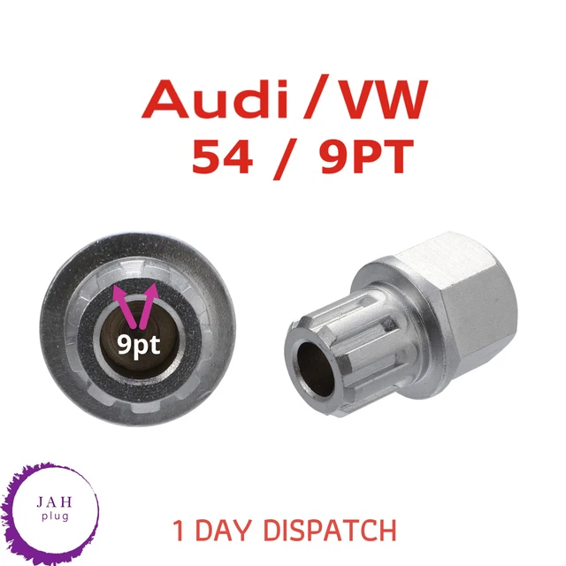 Type ABC 1 Locking Wheel Nut Key - 11 Spline For Audi, VW, Skoda, Seat - Replacement Key 5 thumbnail image