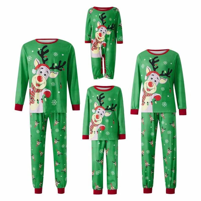 Christmas PJs Adult Kids Baby Xmas Nightwear Family Matching Pyjamas Set Unisex