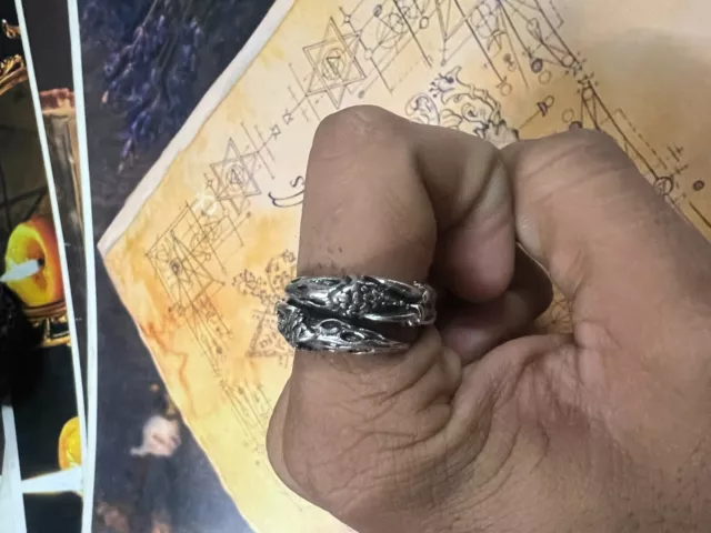 Anillo mágico real Trillionaire Maker 9900 lotería de riqueza dinero éxito A++