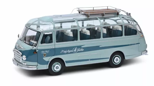 Modellino bus pullman Schuco SETRA S6 AUTOBUS 1955 scala 1:18 modellismo statico