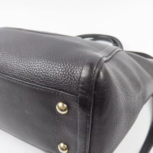 GUCCI SOHO INTERLOCKING G Tassel 2Way Shoulder Bag Handbag Leather ...