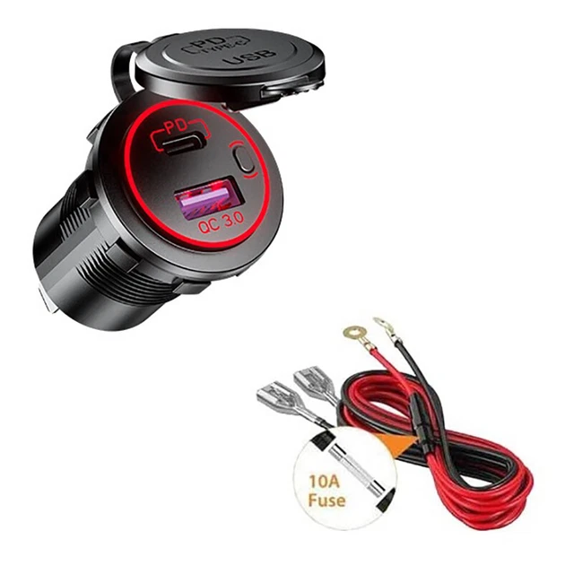 UGREEN Caricatore Auto USB C 30W con 3 Porte, Presa Accendisigari Type C Ricarica Rapida PD QC 3.0, Compatibile con iPhone 17 Pro Max Air/16/ 15/14/13/12, Samsung Galaxy S25/24, Pixel 10 9