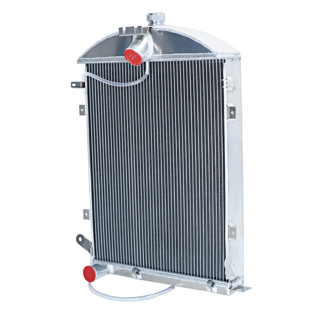 For 1930-1931 Ford Model AA Double A Heavy Duty 3.3L L4 4 Row Aluminum Radiator