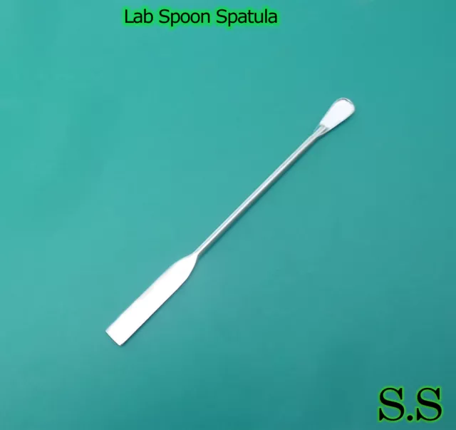 6 Stainless Steel Lab Spoon Spatula Dental Instruments