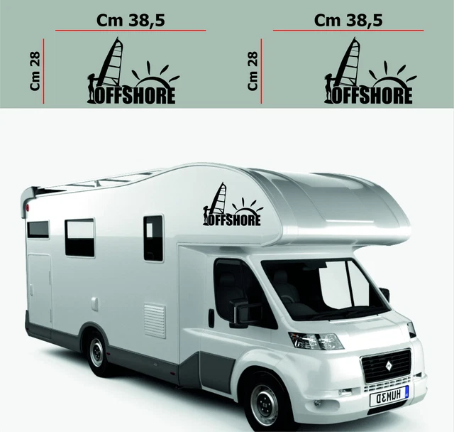 ADHESIF POUR CAMPINGCAR Chausson Rapido stickers Complet Autocollants
