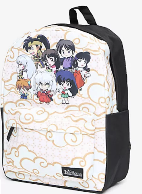 Sac à dos INUYASHA Group Clouds - BIOWORLD Chibi Anime - NEUF TAILLE COMPLÈTE 2