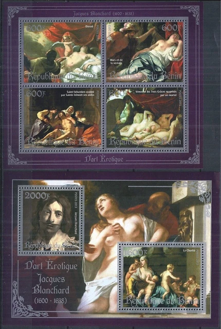 Block-Minibogen-Set 2013 Silber Edition Jacques Blanchard Malerei Kunst