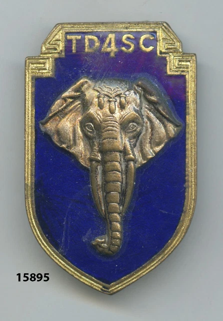 INSIGNE INDOCHINE , 4 Tieu Doan Son Cuoc , ( éléphant ) EUR 65,00 ...