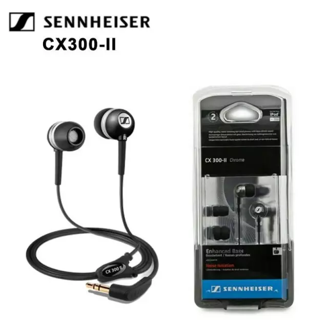 Original Sennheiser Cx300-ii Precision In-ear Only Headphones Deep Bass Earphone