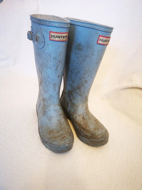 Baby blue deals hunter boots