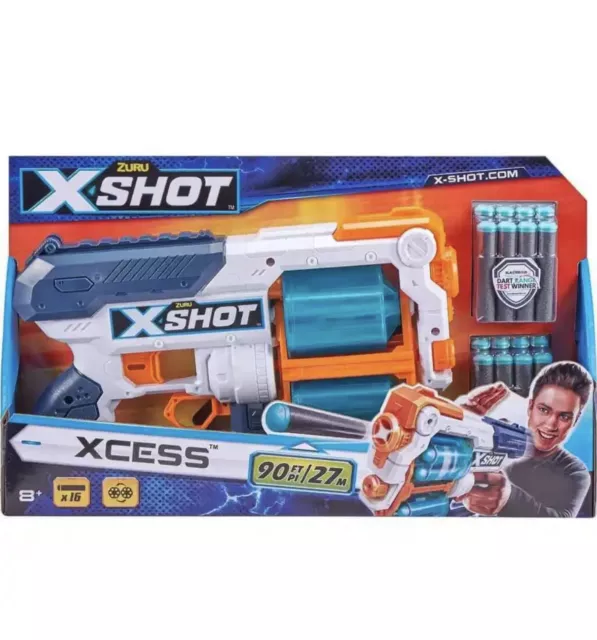 Zuru X Shot Toy Blaster Toy Weapon Dart Gun Gadget Game Kids Children Darts Game