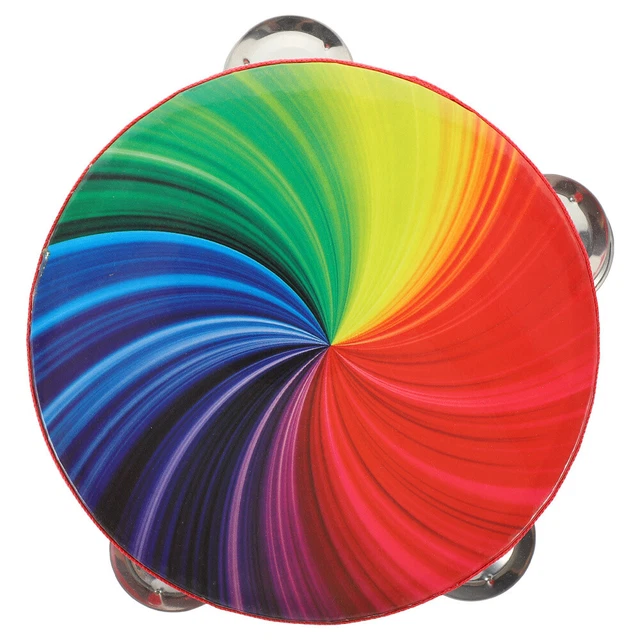 Lot De 20 Mini Tambourins Plastique - Instruments Musique Fête Percussion Enfant Et Animation