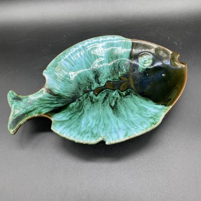 Blue Mountain Pottery Fish Dish BMP Fish Plate Dish Midcentury Canadian Ceramics