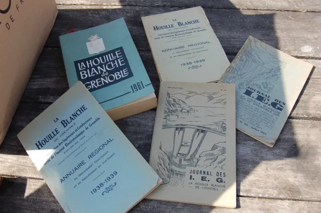 Livre Ancien " La Houille Blanche " Lot De Cinq Livres  //C44//