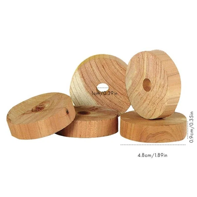 Abiti Blocchi Repellenti Legno Di Cedro Naturale - Confezione da 20X