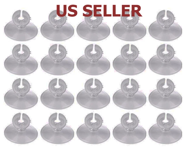 20PCS Holder Sucker for Fish Tank Pump Airline Tube Aquarium Suction Cup US SHIP