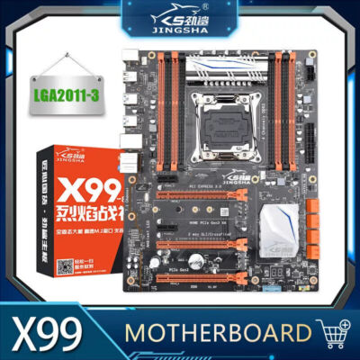JINGSHA X99 MOTHERBOARD LGA 2011-3 Mainboard with Quad Channel DDR3 up ...