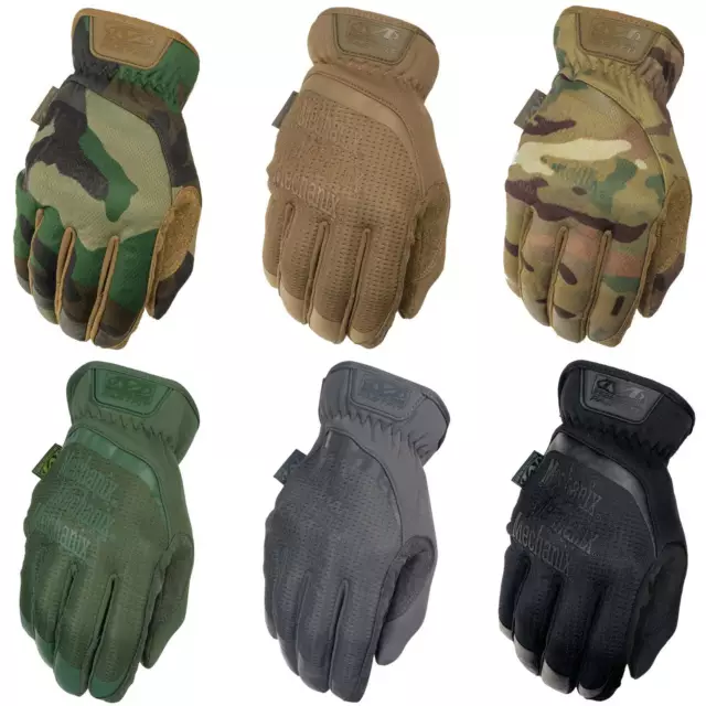 Mechanix Wear FastFit Gloves Lightweight Tactical Military Shooting Airsoft DIY