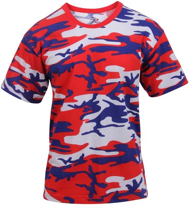Camo T-Shirt Tactical Tee Short Sleeve Military Army Camouflage Uniform Fashion