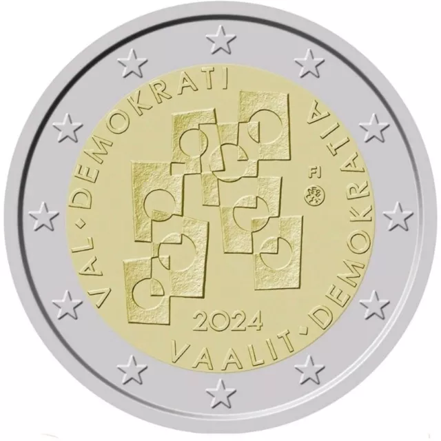 2 Euro Finlandia 2024 - Elezioni E Democrazia - Fdc Unc -