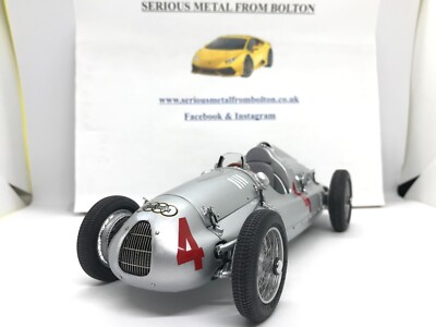 CMC Auto Union D 1/18 TAZIO NUVOLARI GUIDA Figura dipinto da Vroom 