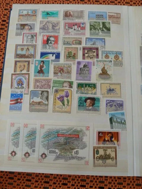 Briefmarken Österreich - Jahrgang 1986  MiNr.1836-1872  aus Nachlass