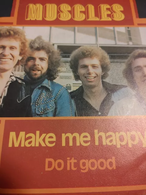 Muscles- Make Me Happy- Single-1st NL Press 1976- VG